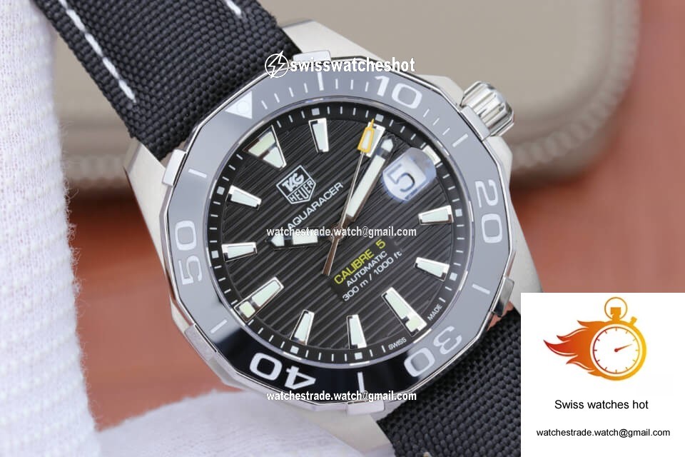 Tag Heuer Aquaracer 300M WAY211A.FC6362 V6 Factory Black Dial 2