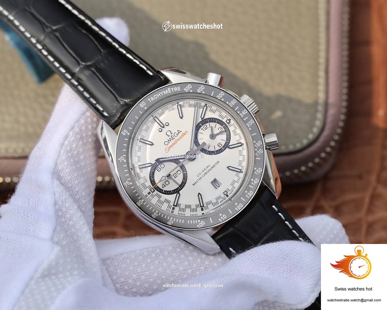 Omega Speedmaster Racing Chronograph 329.33.44.51.04.001 OM Factory White Dial 2