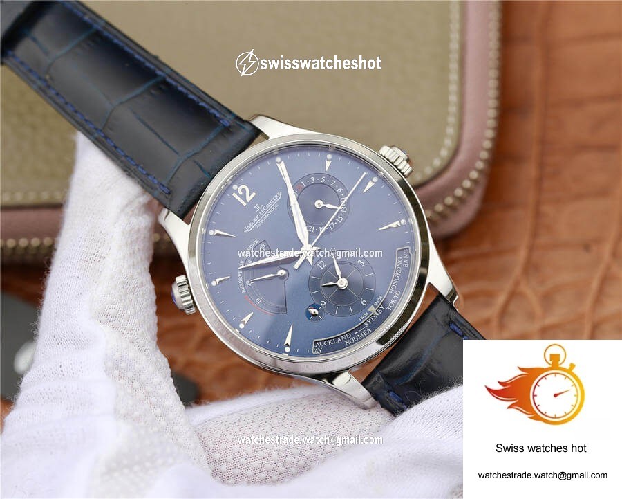 Jaeger LeCoultre Master 1422521 TWA Factory Blue Dial 2