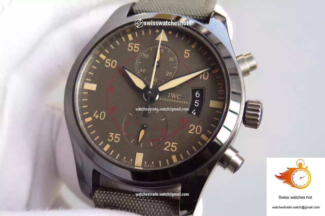 IWC Pilot IW388002 V6 Factory Charcoal Gray Dial 2