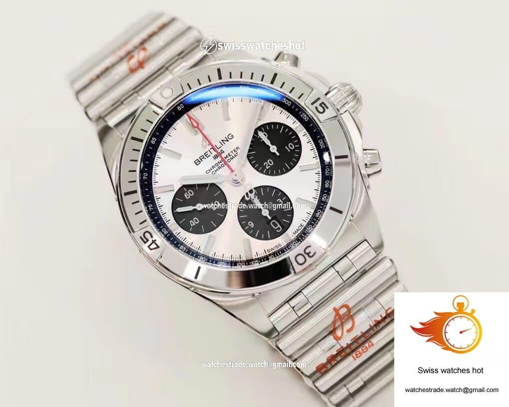 Breitling Chronomat AB0134101G1A1 GF Factory White Dial 2