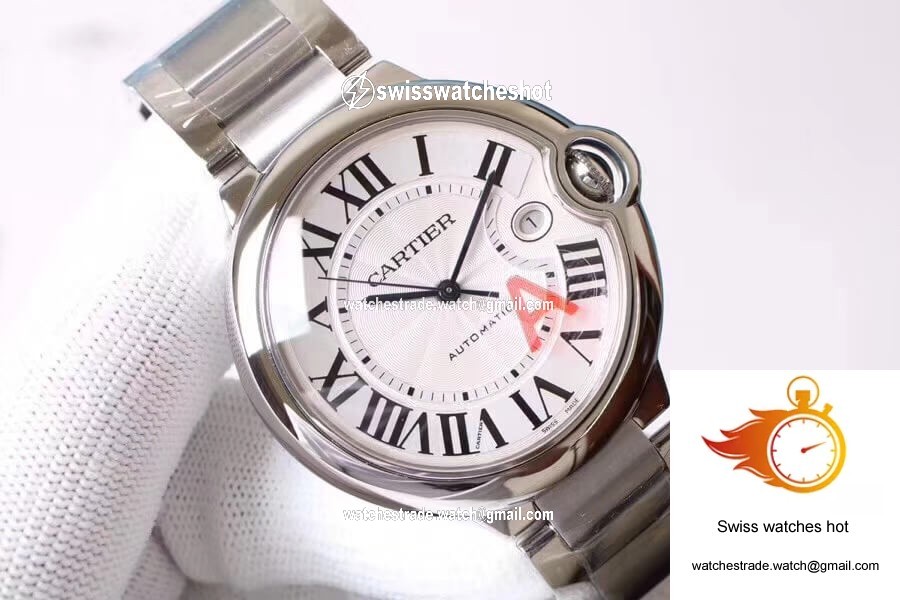 Ballon Bleu De Cartier W69012Z4 V6 Factory Silver Dial 2