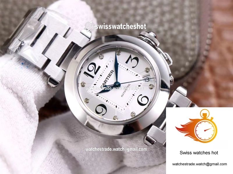 Cartier Pasha W31073M7 V9 Factory Silver Dial 2