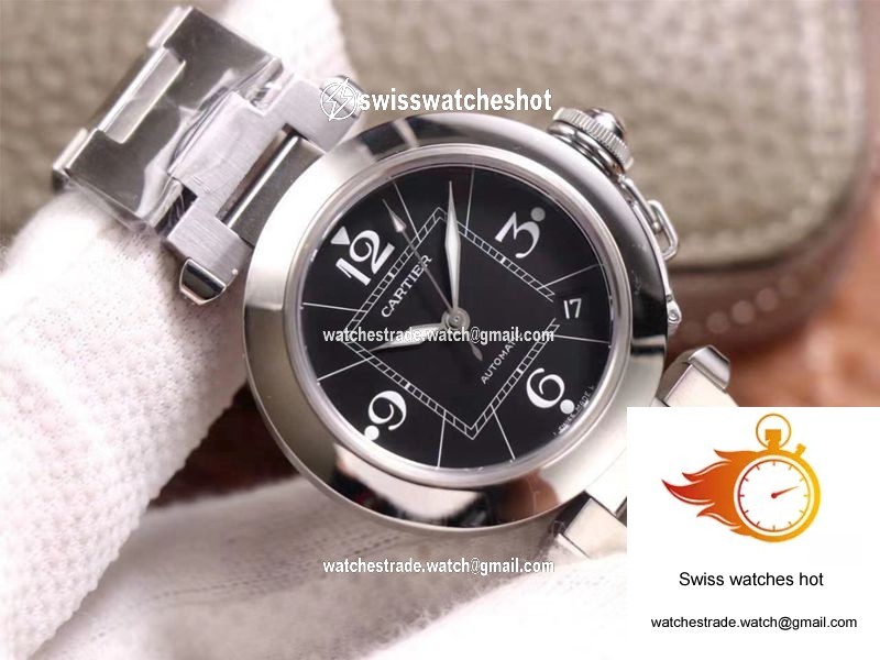Cartier Pasha W31076M7 V9 Factory Black Dial 2