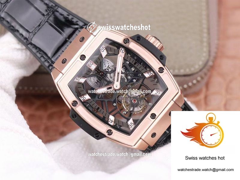 Hublot Masterpiece Tourbillon 906.OX.0123.VR.AES13 JB Factory Rose Gold White Hour 2