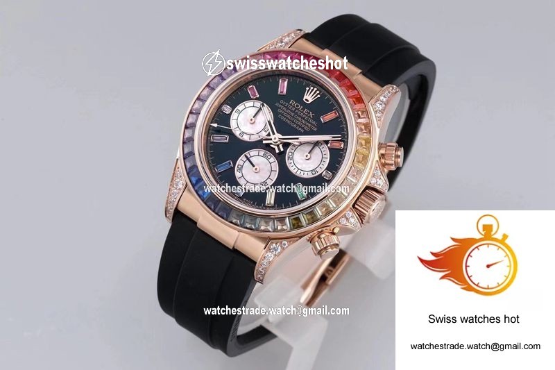 Rolex Daytona 116595RBOW BL Factory Rose Gold 2