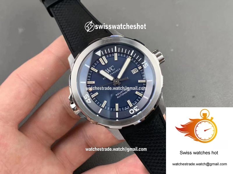IWC Aquatimer jacques yves IW329005 V6 Factory Blue Dial 2