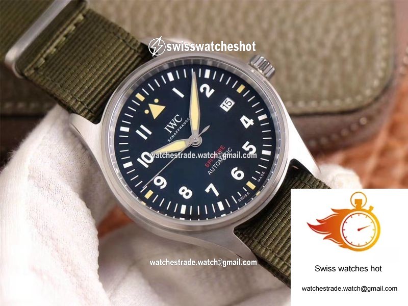 IWC Pilot Spitfire IW326801 MKS Factory Black Dial 2