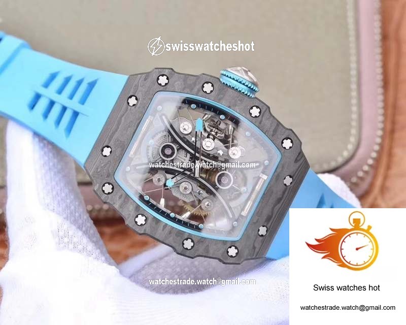 Richard Mille RM53-01 Tourbillon Pablo Mac Donough JB Factory Black Hollow dial 2