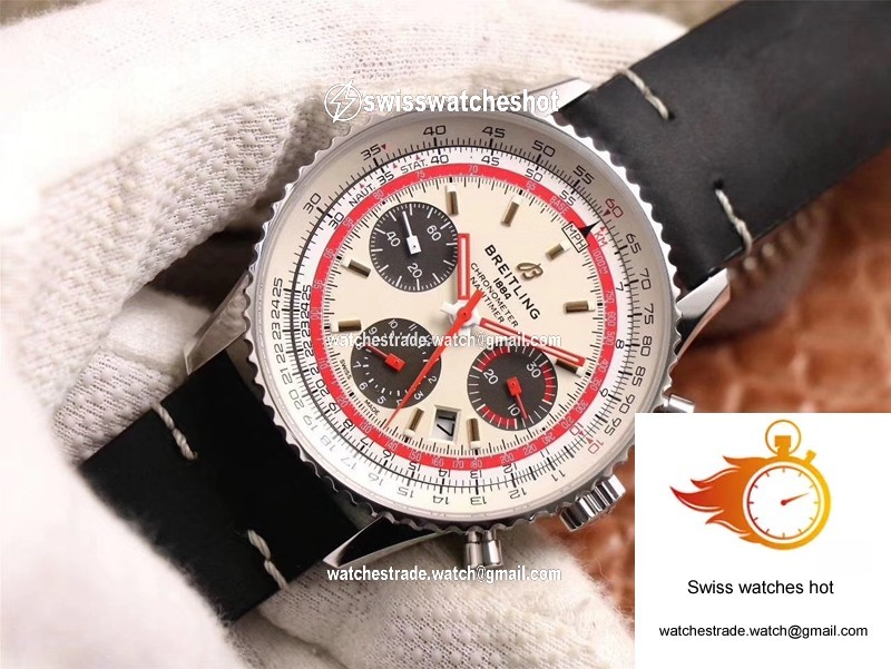 Breitling Navitimer 1 B01 Chronograph 43 TWA Edition AB01219A1G1X1 V9 Factory Silver Dial 2