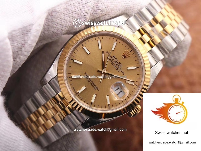Rolex Datejust M126233-0015 EW Factory Champagne Dial 2