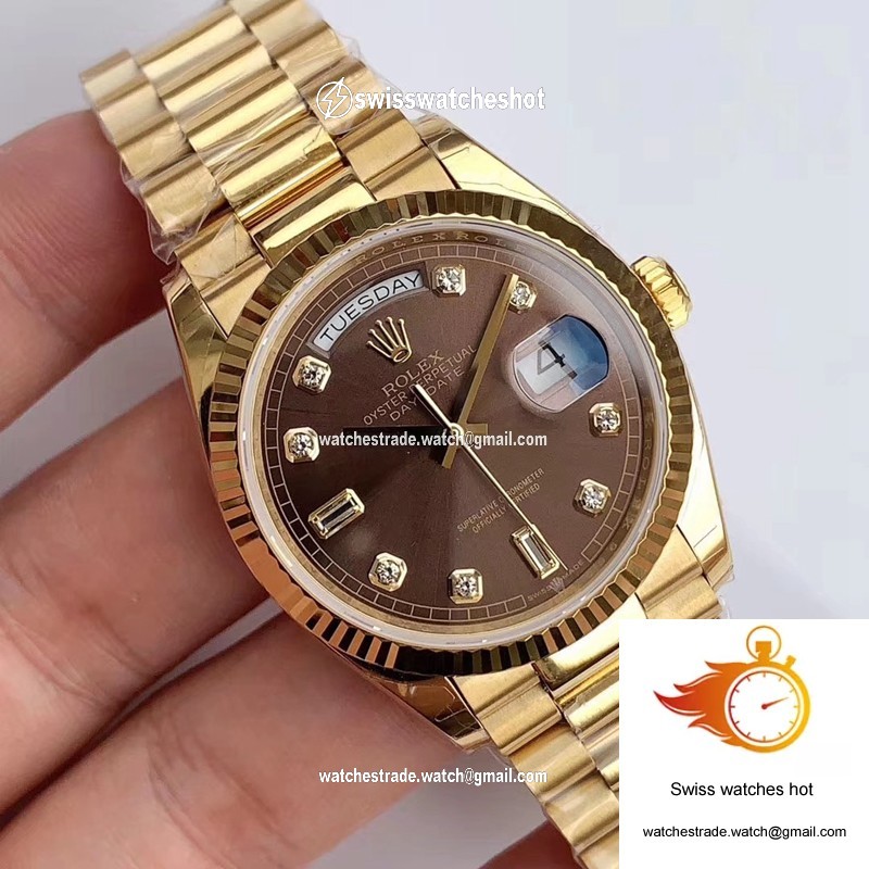 Rolex Day-Date M128238-0022 Yellow Gold EW Factory Gray Dial 2