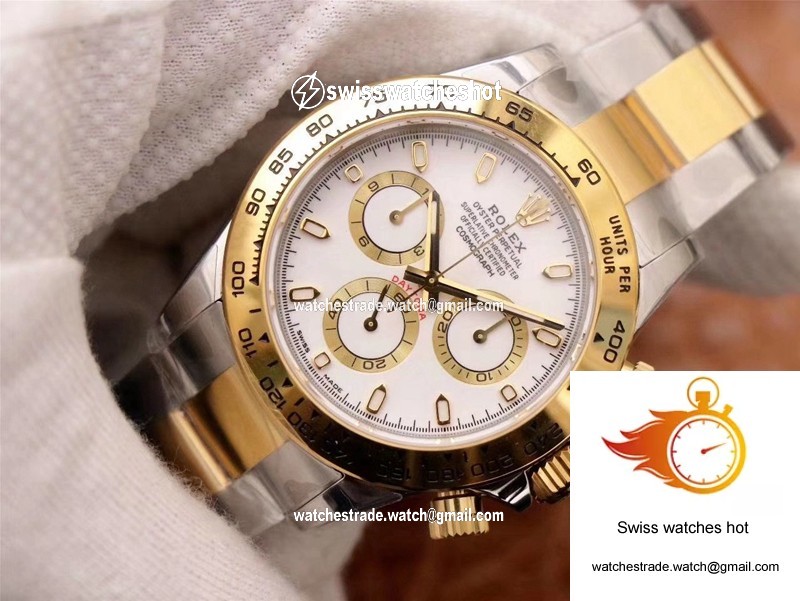 Rolex Daytona Cosmograph m116503-0001 Noob Factory White Dial 2