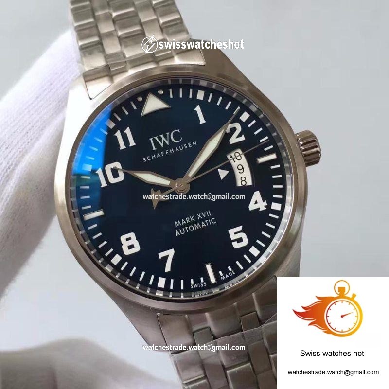 IWC Pilot Mark XVII Le Petit Prince IW327014 MKS Factory Blue Dial 2