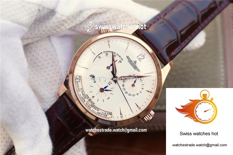 Jaeger-LeCoultre Master Calendar 1428421 Rose Gold White Dial 2