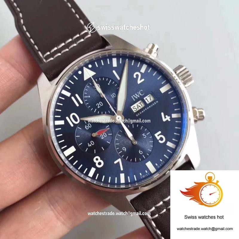 IWC Pilot Chronograph Edition Le Petit Prince IW377713 ZF Factory Blue Dial 2
