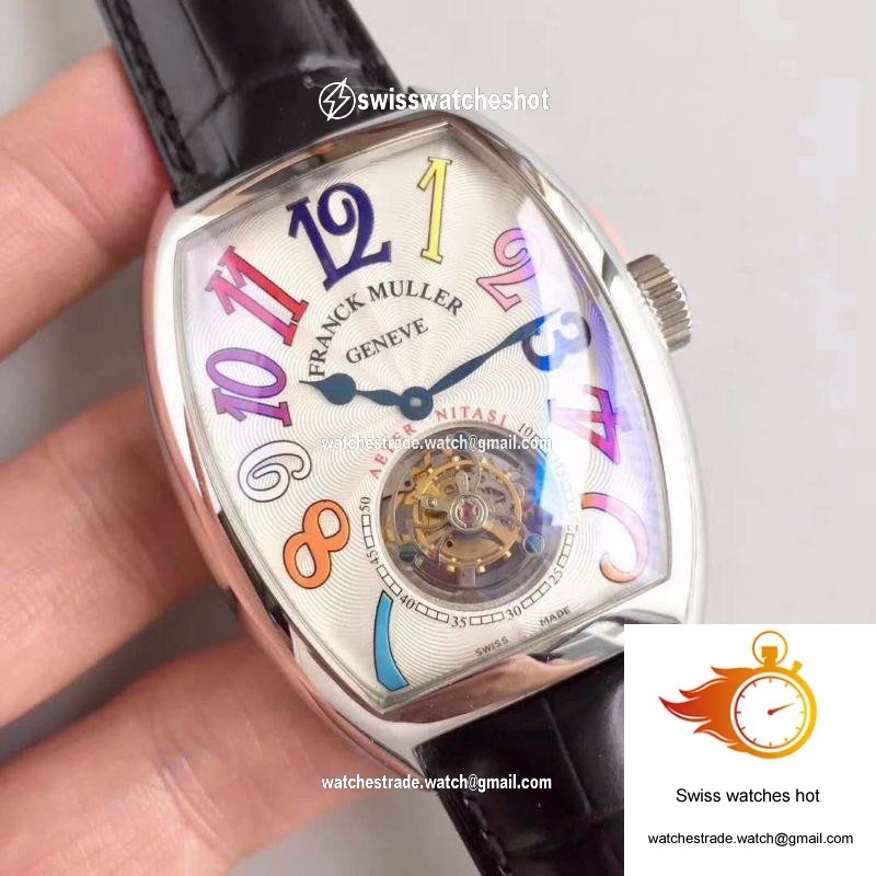 Franck Muller Crazy Color Dreams Tourbillon 8880 White Dial 2