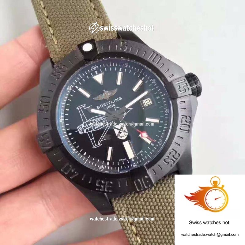 Breitling Avenger II Seawolf Boelcke M173316Y/BE72 GF Factory Black Dial 2