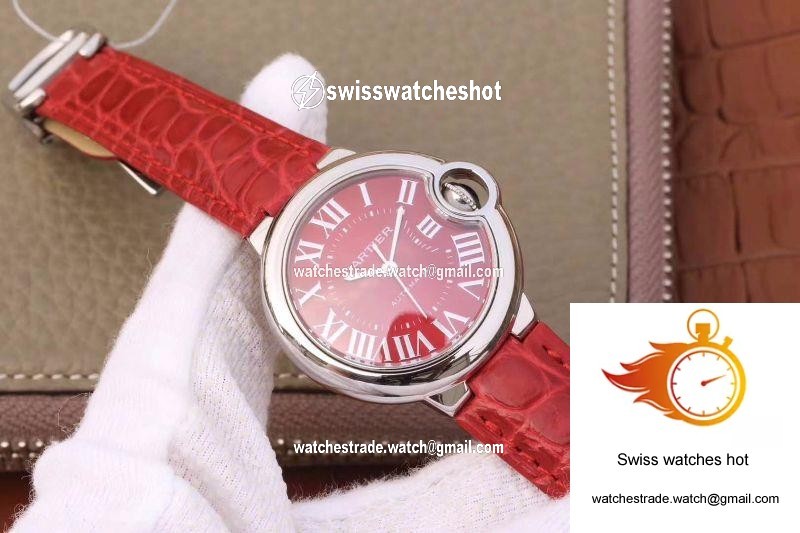 Ballon Bleu De Cartier 33MM WSBB0022 TW Factory Red Dial 2