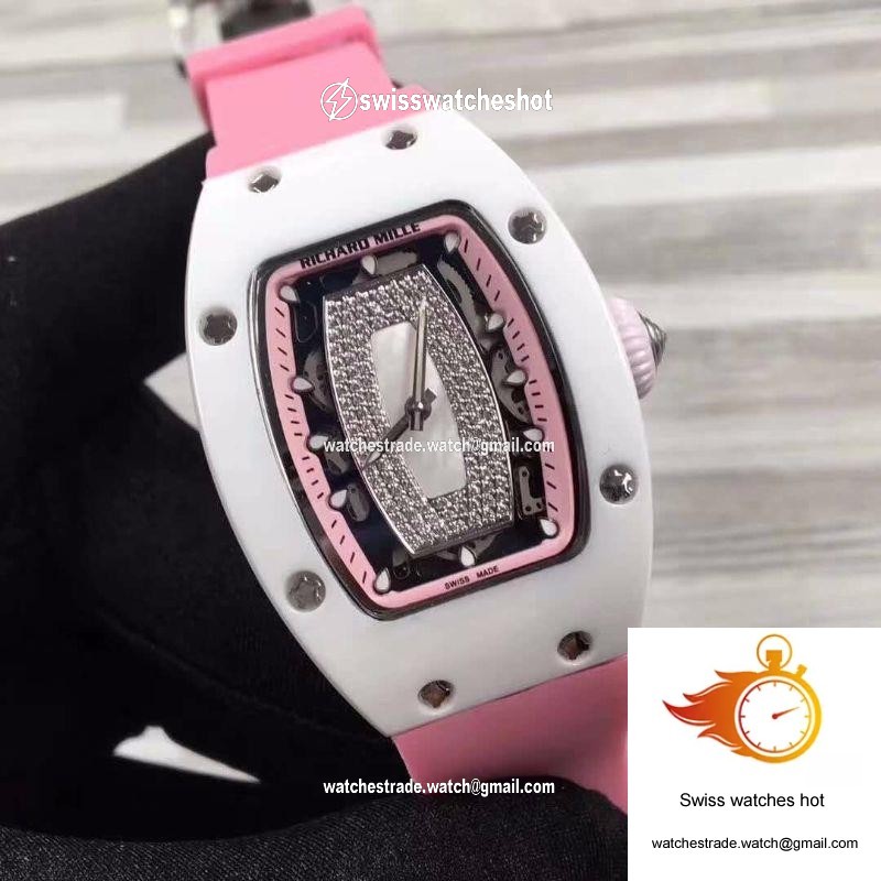 Richard Mille RM07 Ladies Pink Dial with Diamonds 2