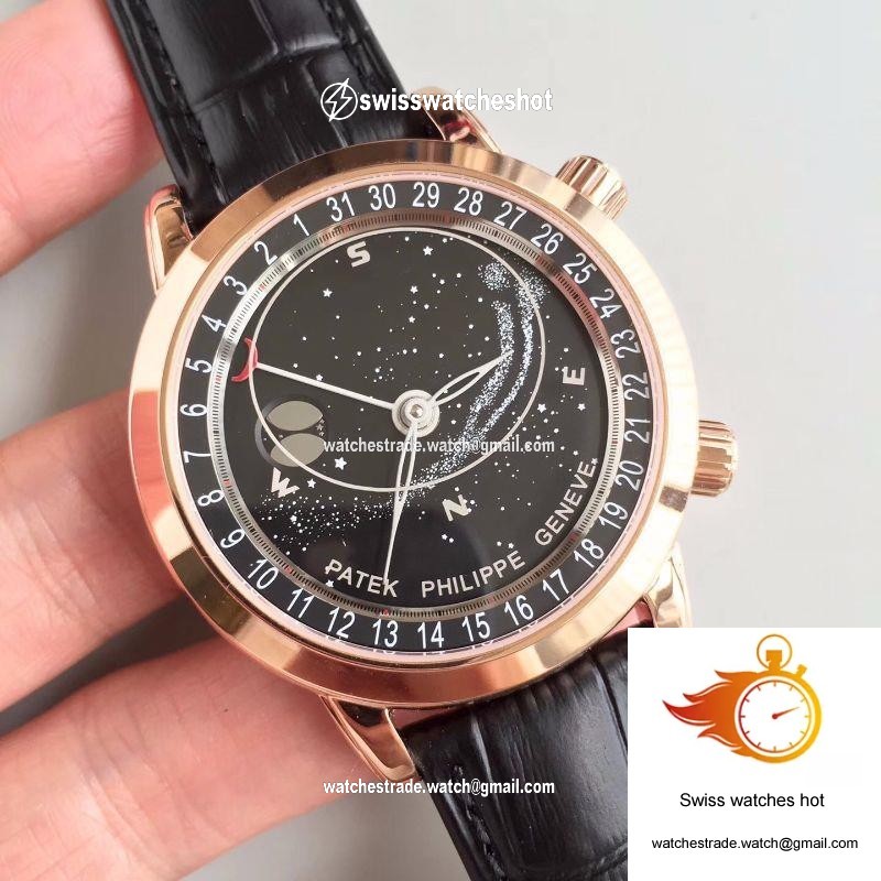 Patek Philippe Grand Complications Sky Moon Celestial 6102R-001 TW Factory Black Dial 2