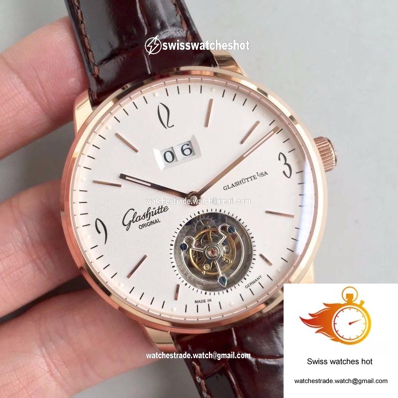 Glashutte Original Senator Excellence Tourbillon White Dial 2