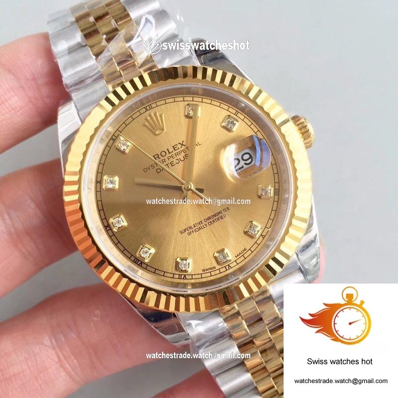 Rolex Datejust II 116333 41MM EW Factory Champagne Dial 2