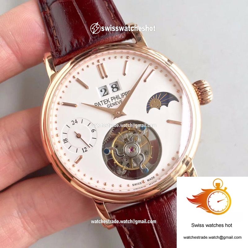 Patek Philippe Tourbillon Moonphase 24H Power Reserve White Dial 2