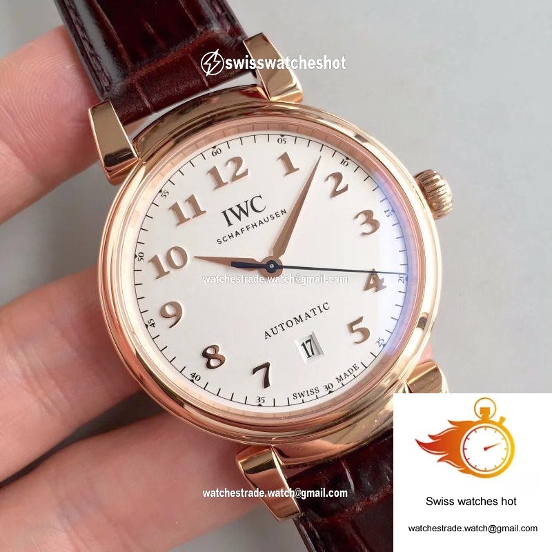 IWC Da Vinci Automatic IW356601 Rose Gold MKS Factory White Dial 2