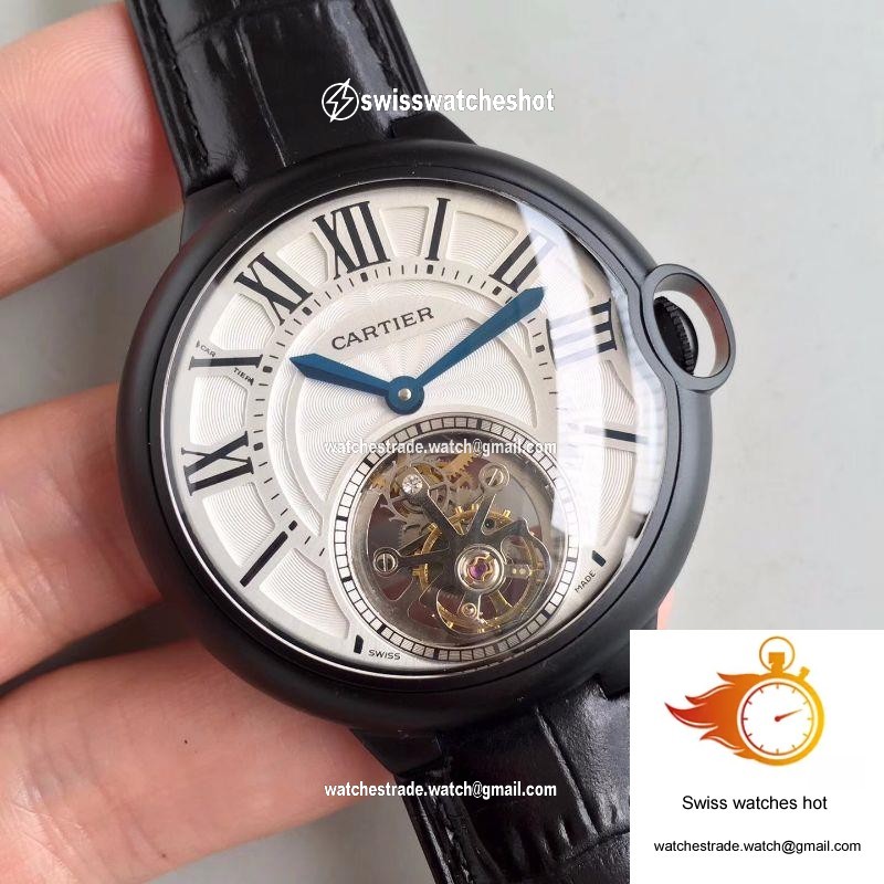 Ballon Bleu De Cartier Tourbillon White Dial 2