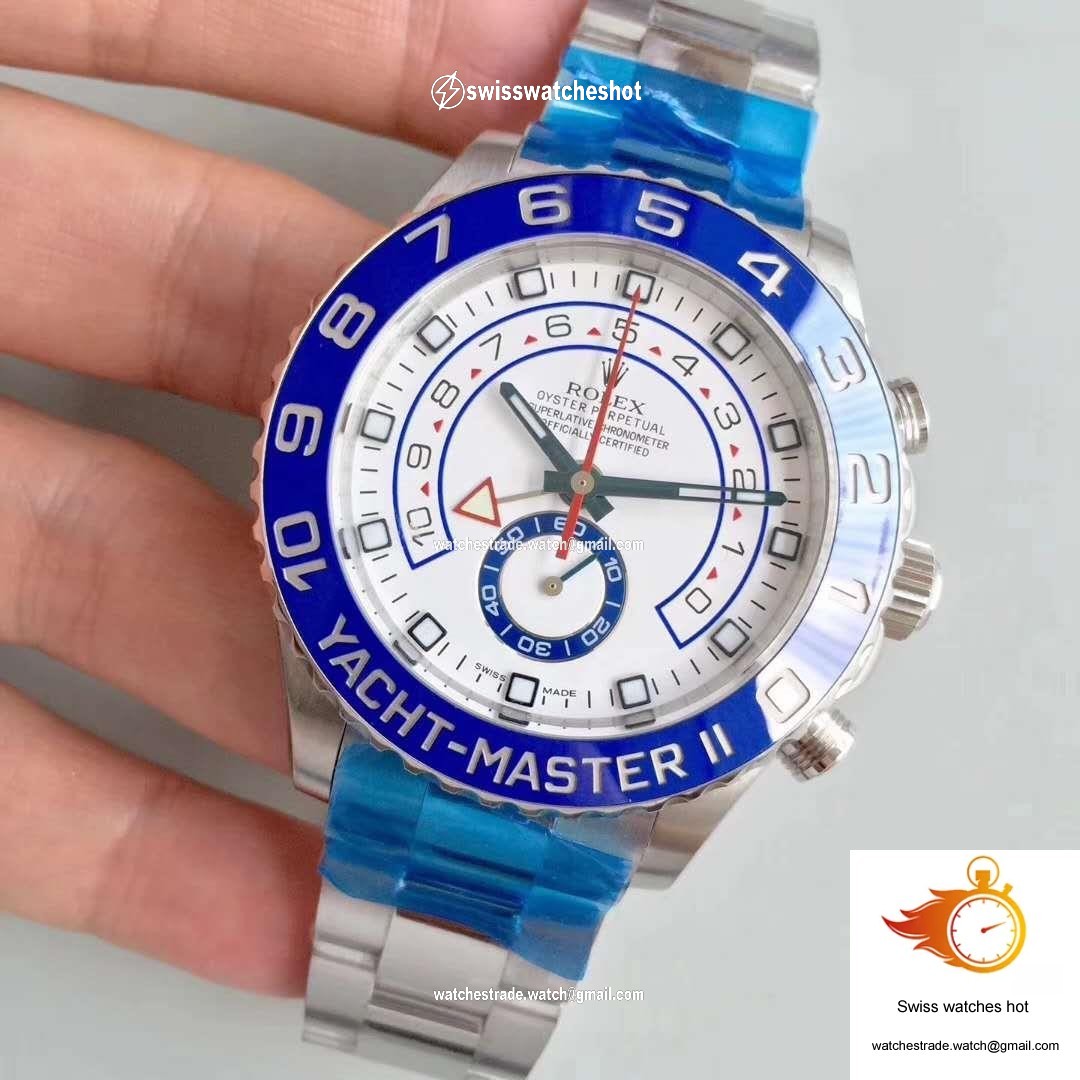 Rolex Yacht-Master II 116680 JF Factory White Dial 2