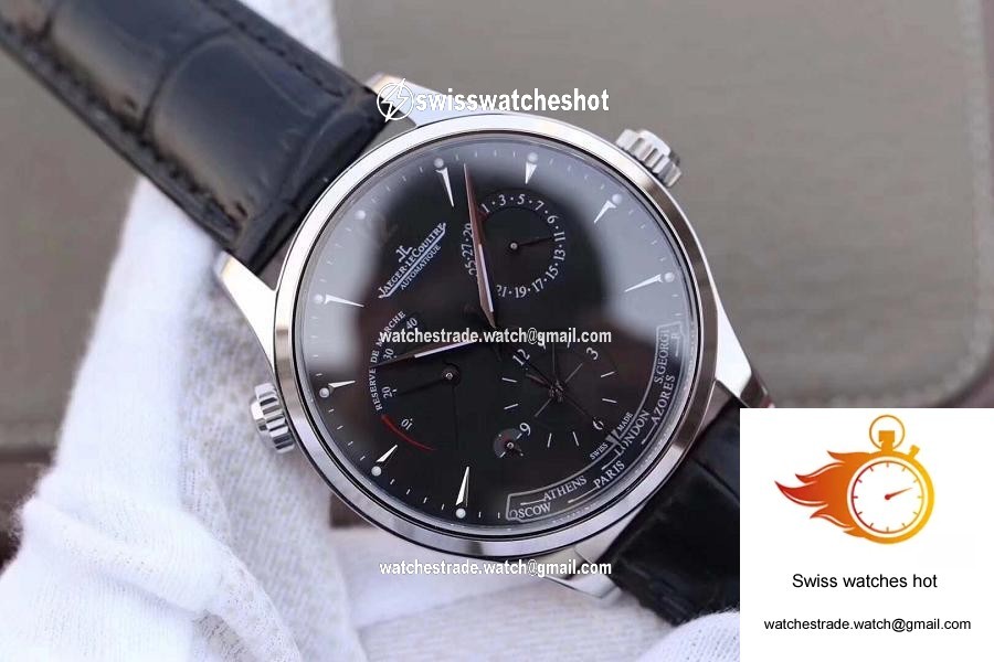Jaeger-LeCoultre Master Geographic 1428421 TW Factory Black Dial 2