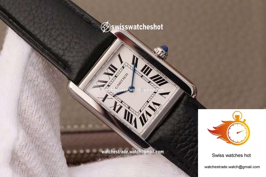 Cartier Tank Solo Ladies 31MM WSTA0030 JF Factory Silver Dial 2