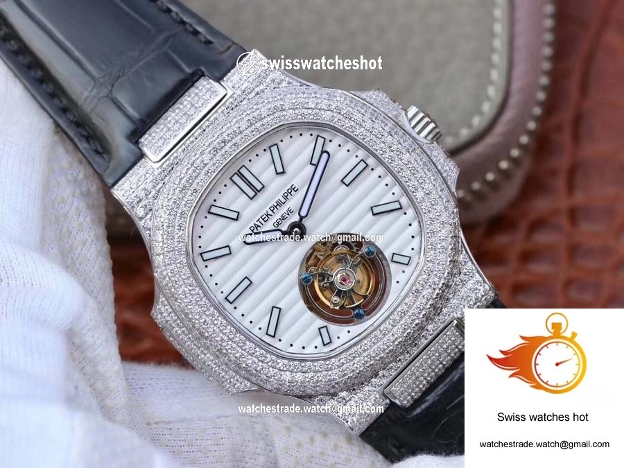 Patek Philippe Nautilus Jumbo 5711 Tourbillon 2018 R8 Factory White Dial 2