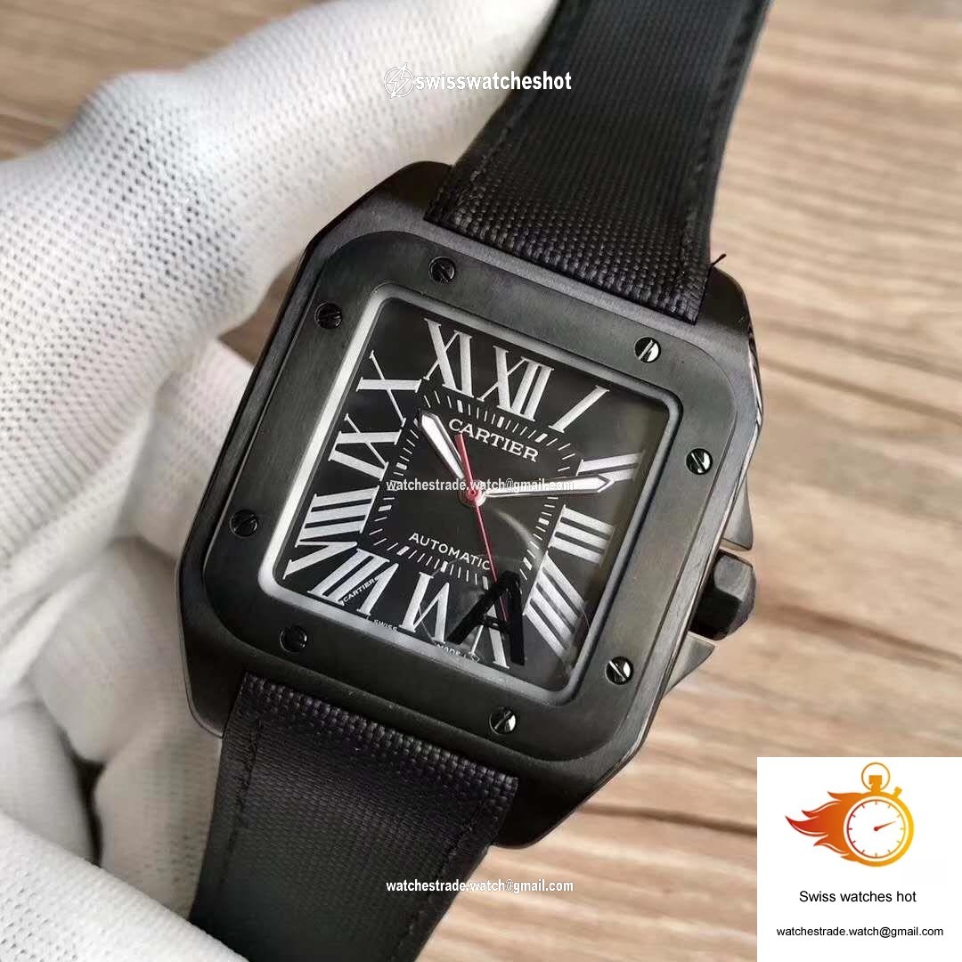 Cartier Santos 100 XL WSSA0006 V6 Factory Black Dial 2