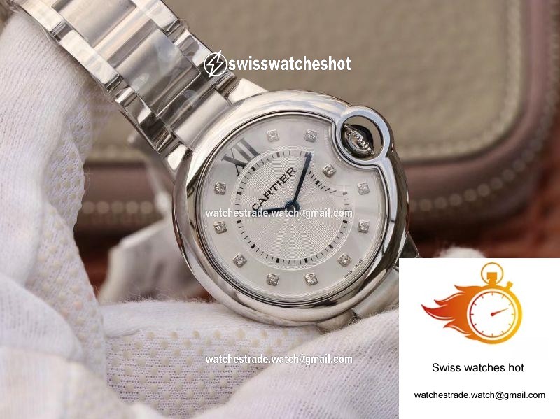 Ballon Bleu De Cartier 33mm V6 Factory White Dial 2