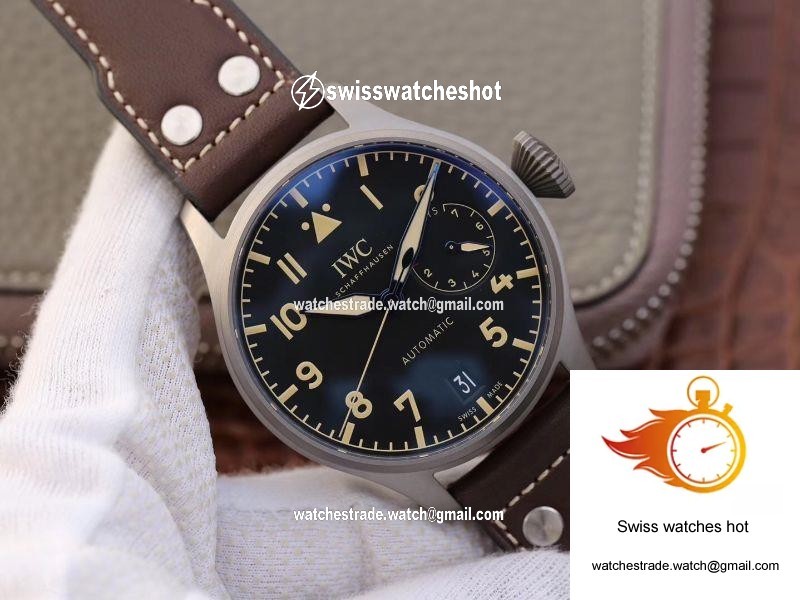 IWC Big Pilot Heritage IW501004 Titanium ZF Factory Black Dial 2