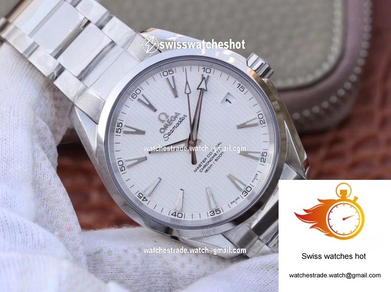 Omega Seamaster Aqua Terra 150M Master Co-Axial 231.10.42.21.02.003 VS Factory White Dial 2
