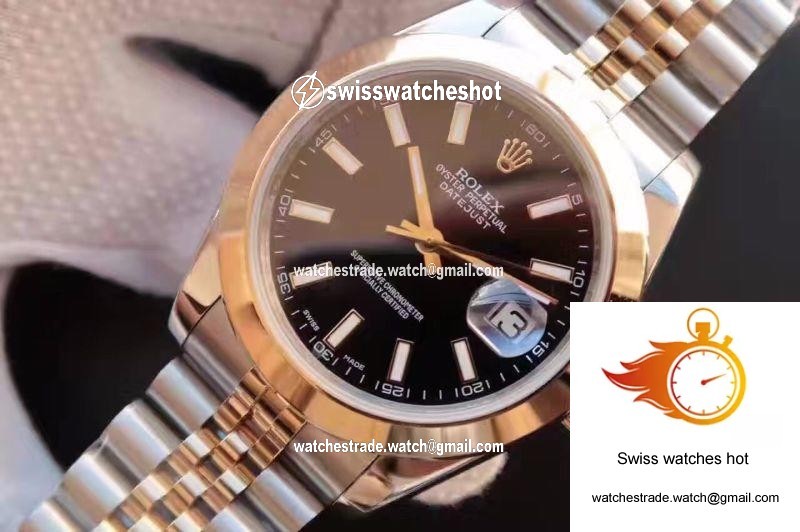 Rolex Datejust 41 126303 Gold Wrapped Black Dial 2
