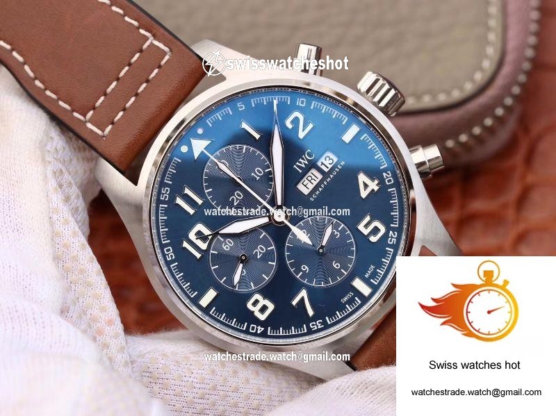 IWC Pilot Chronograph Edition Le Petit Prince IW377714 ZF Factory Blue Dial 2