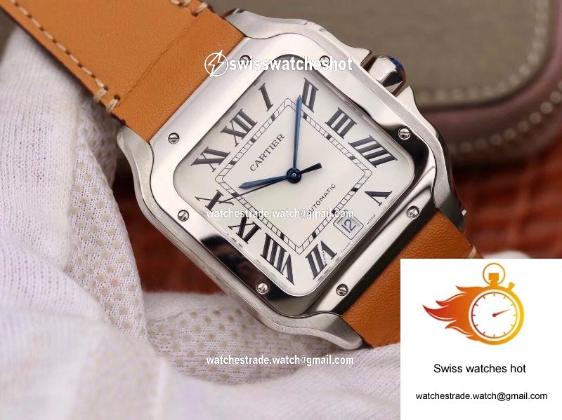 Cartier Santos De Cartier Large 2018 WSSA0009 KOR Factory White Dial 2