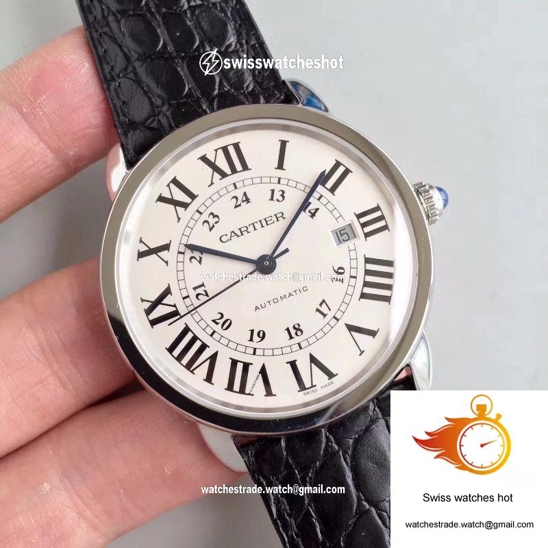 Ronde Solo De Cartier W6701010 42MM ZF Factory White Dial 2