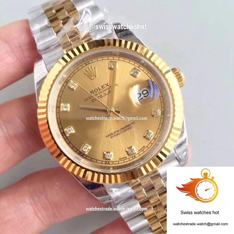 Rolex Datejust II M126333-0012 41MM EW Factory Champagne Dial 2