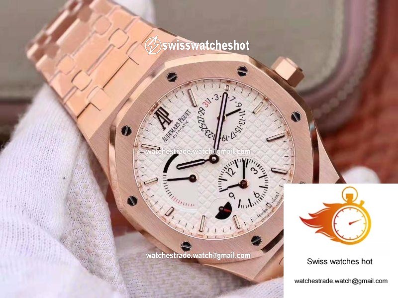 Audemars Piguet Royal Oak GMT 41MM 26120 TWA Factory White Dial 2
