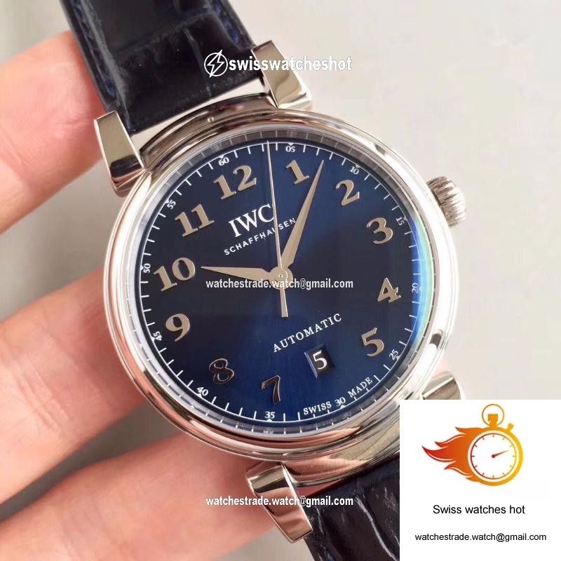 IWC Da Vinci Automatic IW356605 MKS Factory Blue Dial 2