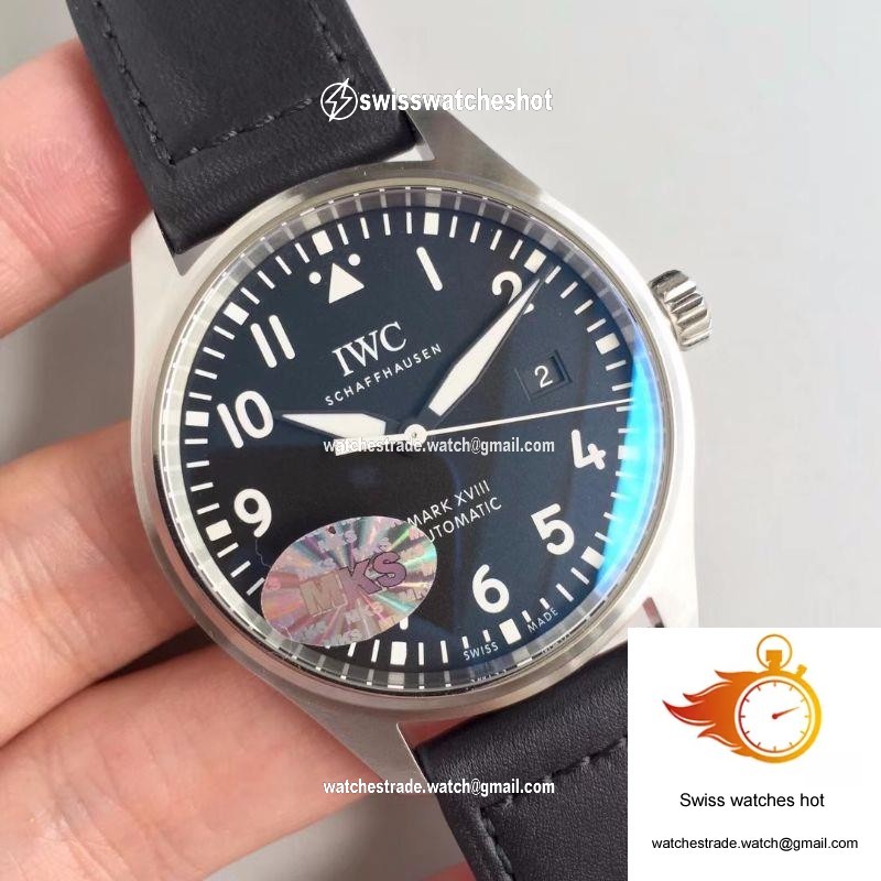 IWC Pilot Mark XVIII Edition Laureus Sport IW324703 MKS Factory V2 Blue Dial 2
