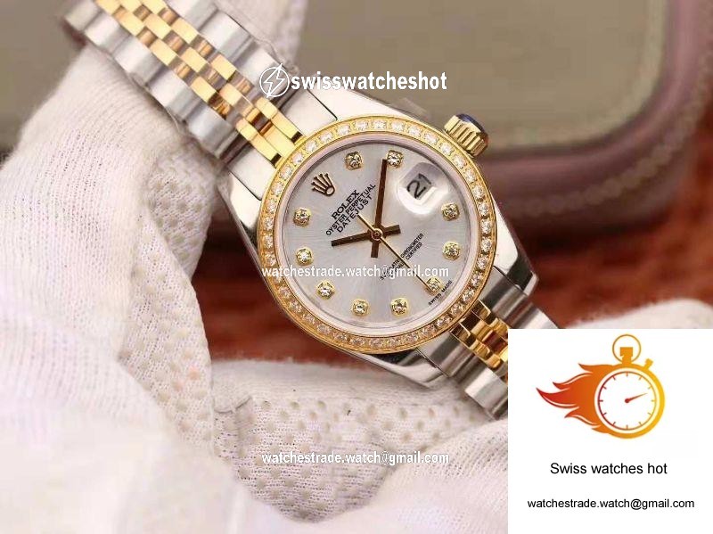Rolex Lady Datejust 18K Yellow Gold 28MM Silver Dial 2