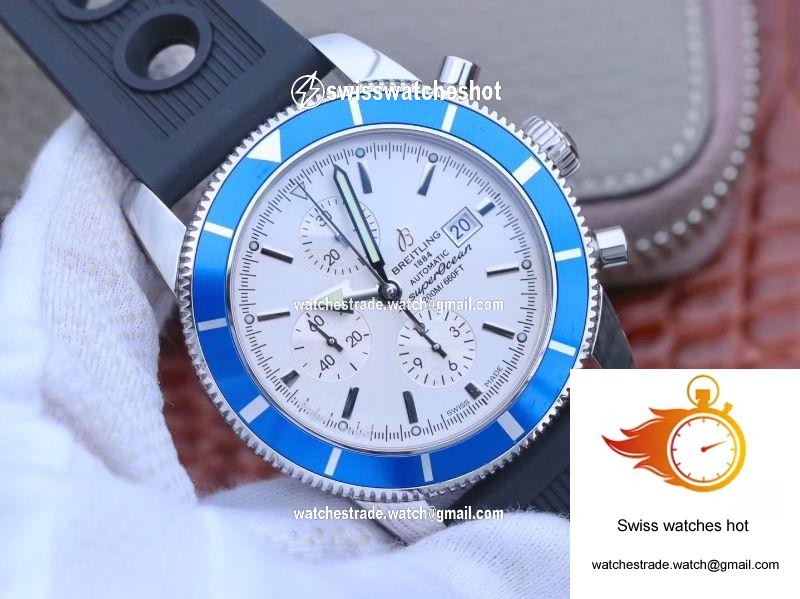 Breitling Superocean Heritage II 46MM A1331217 OM Factory White Dial 2