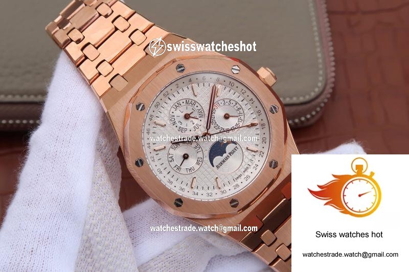 Audemars Piguet Royal Oak 41MM 26574OR.OO.1220OR.01 JF Factory White Dial 2