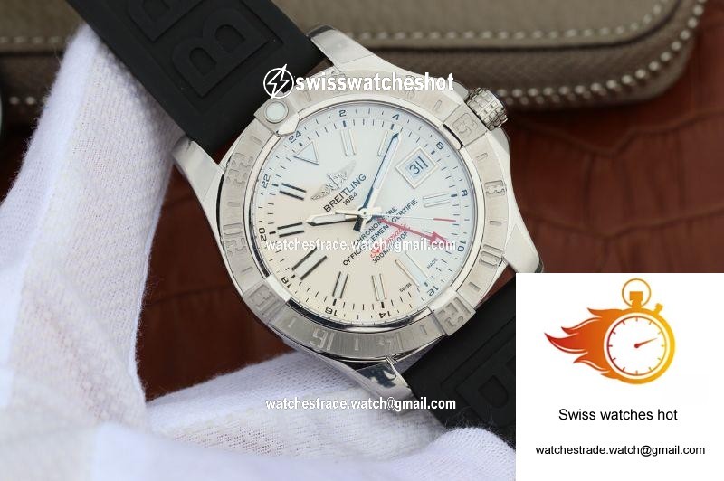 Breitling Avenger II GMT A3239011/G778/153S GF Factory White Dial 2